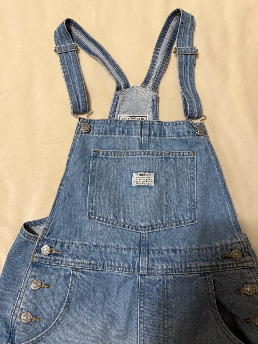 Levis Overall Shorts